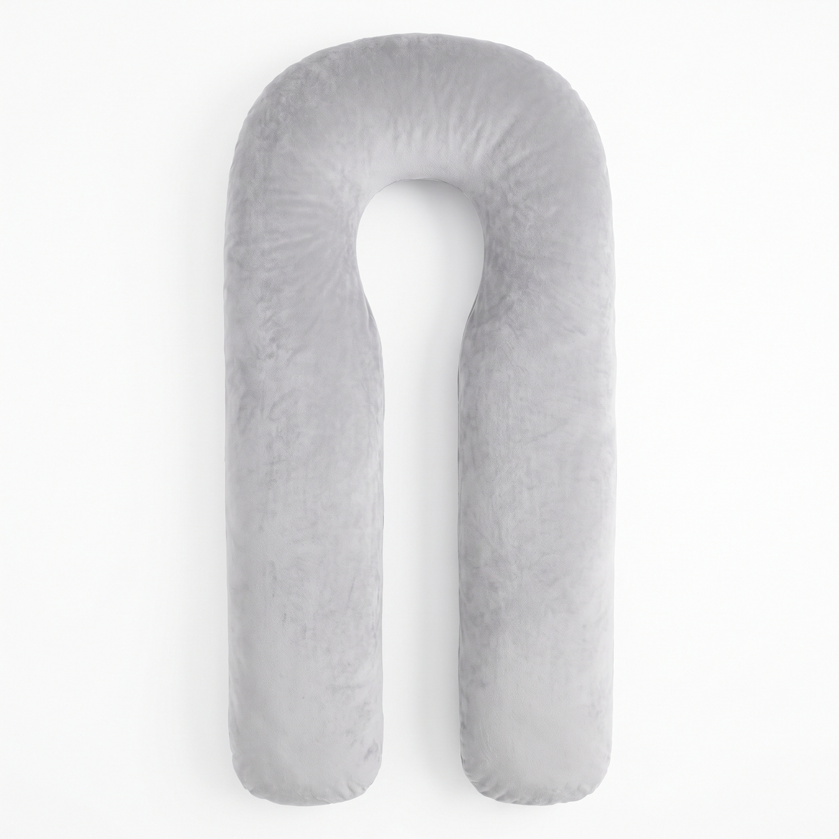Nessa U shaped full body pregnancy pillow on a plain white background