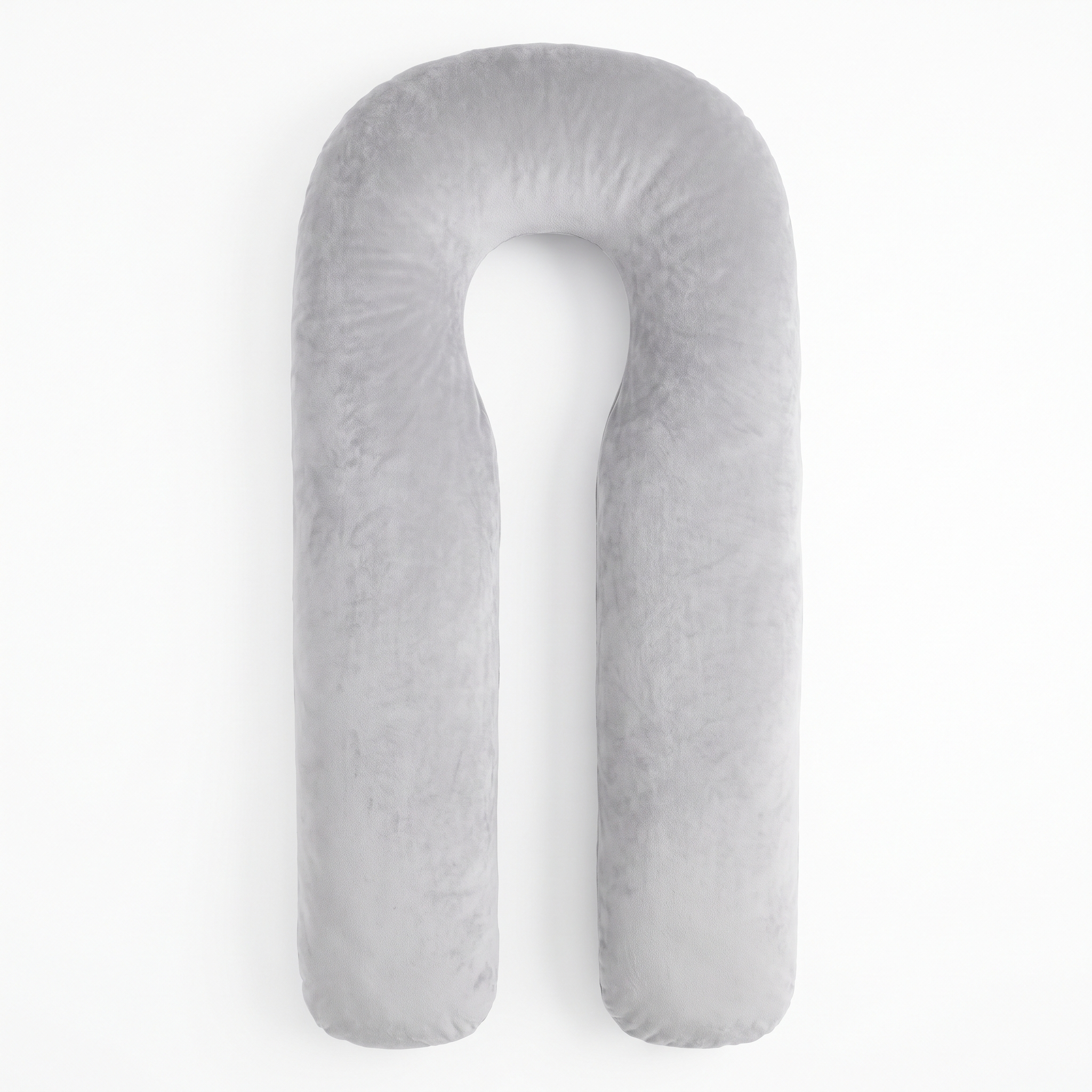 Nessa U shaped full body pregnancy pillow on a plain white background